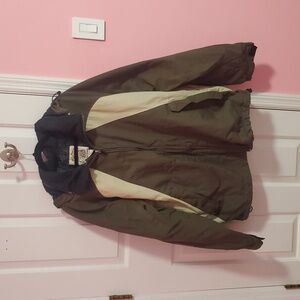Volcom Olive And Cream Winter Coat